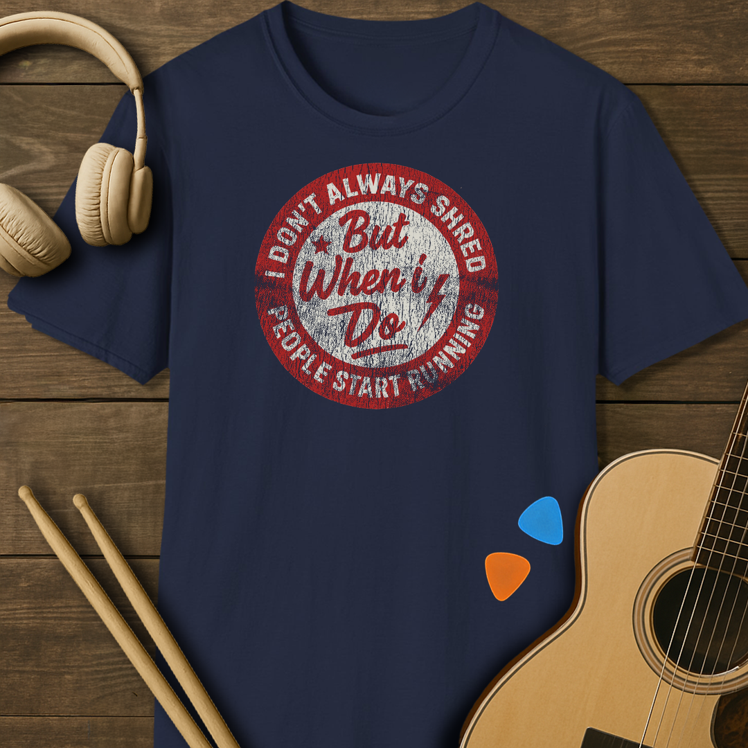 SOUNDOSE Shread T-Shirt — Navy t-shirt