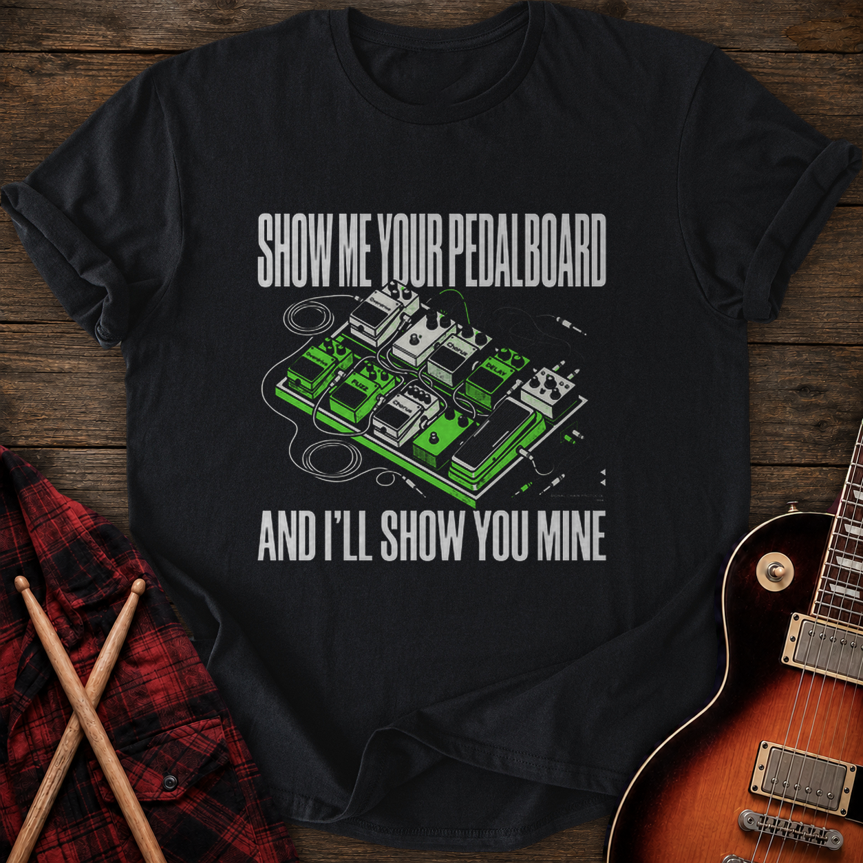 SOUNDOSE Signal Chain T-Shirt — Black t-shirt
