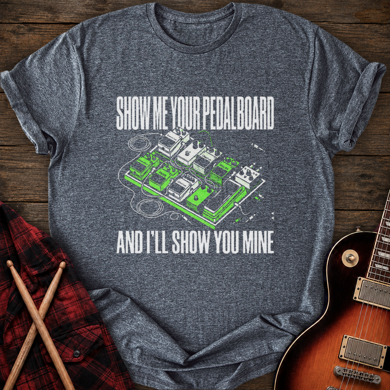 SOUNDOSE Signal Chain T-Shirt — Dark Heather t-shirt