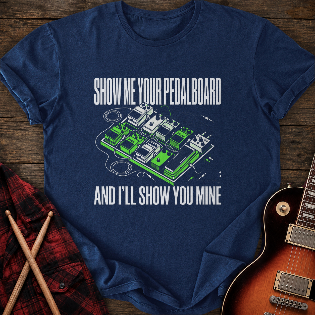 SOUNDOSE Signal Chain T-Shirt — Navy t-shirt