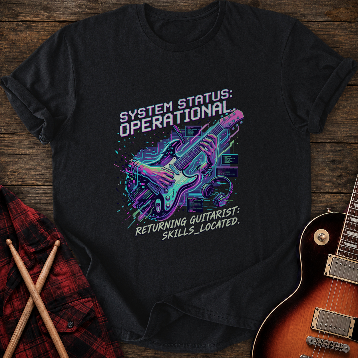 SOUNDOSE System Operational T-Shirt — Black t-shirt