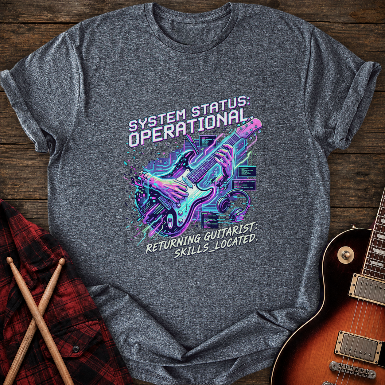 SOUNDOSE System Operational T-Shirt — Dark Heather t-shirt