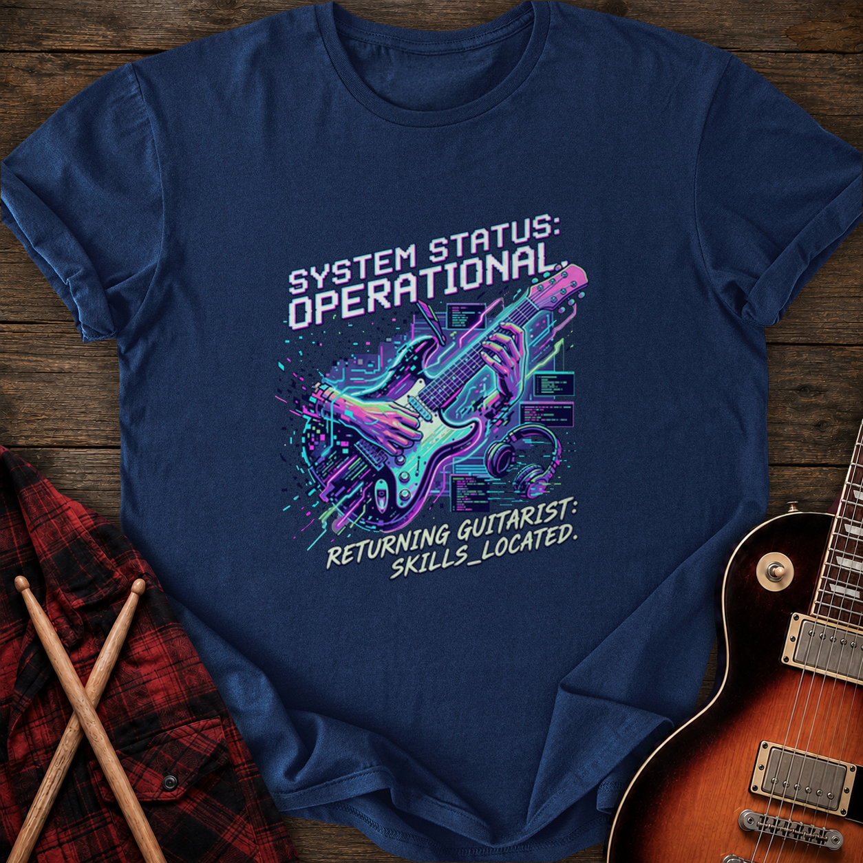 SOUNDOSE System Operational T-Shirt — Navy t-shirt