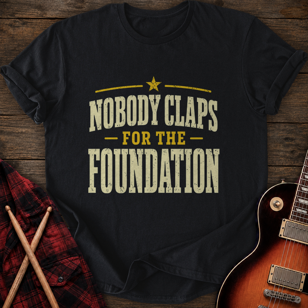 SOUNDOSE The Foundation T-Shirt — Black t-shirt