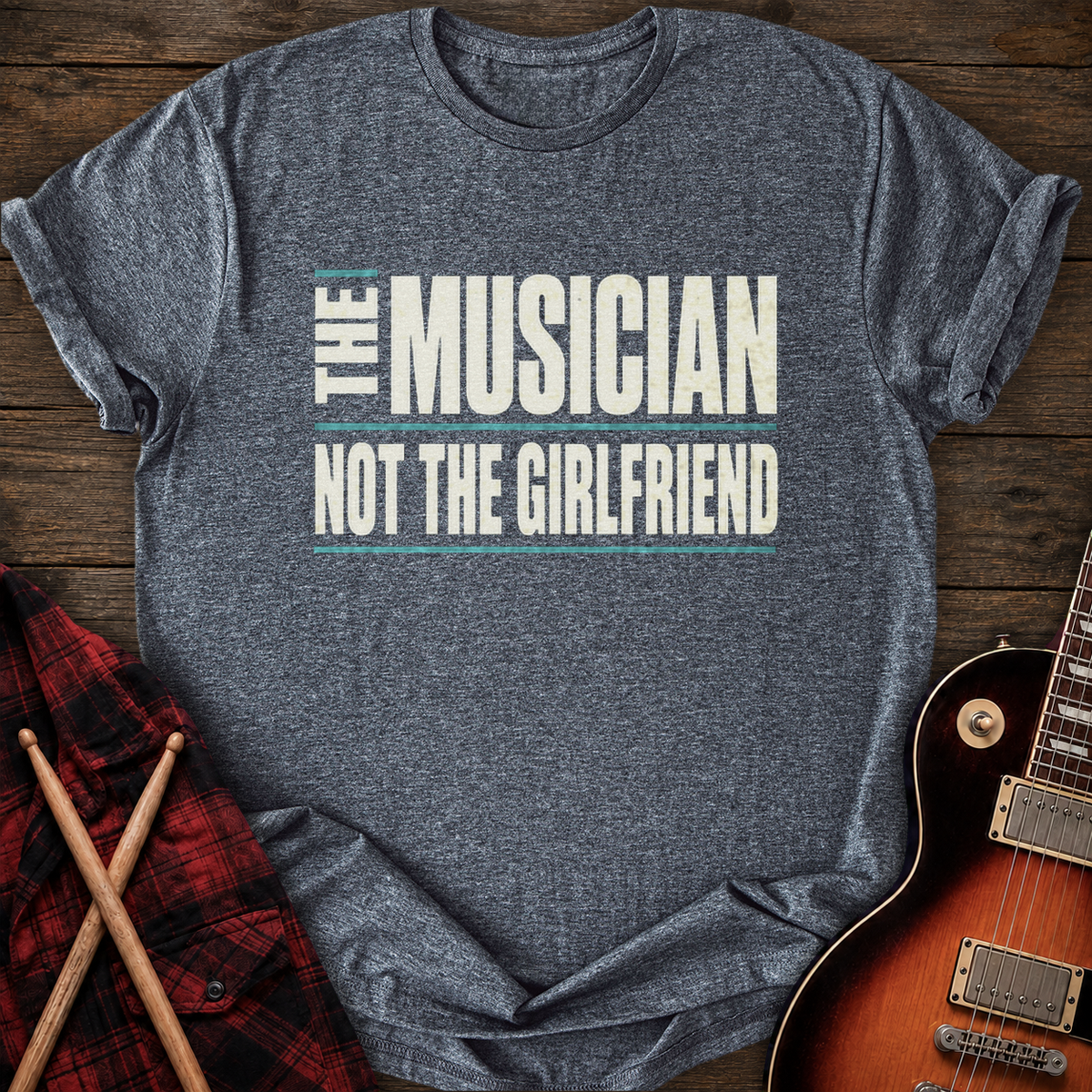 SOUNDOSE The Musician T-Shirt — Dark Heather t-shirt