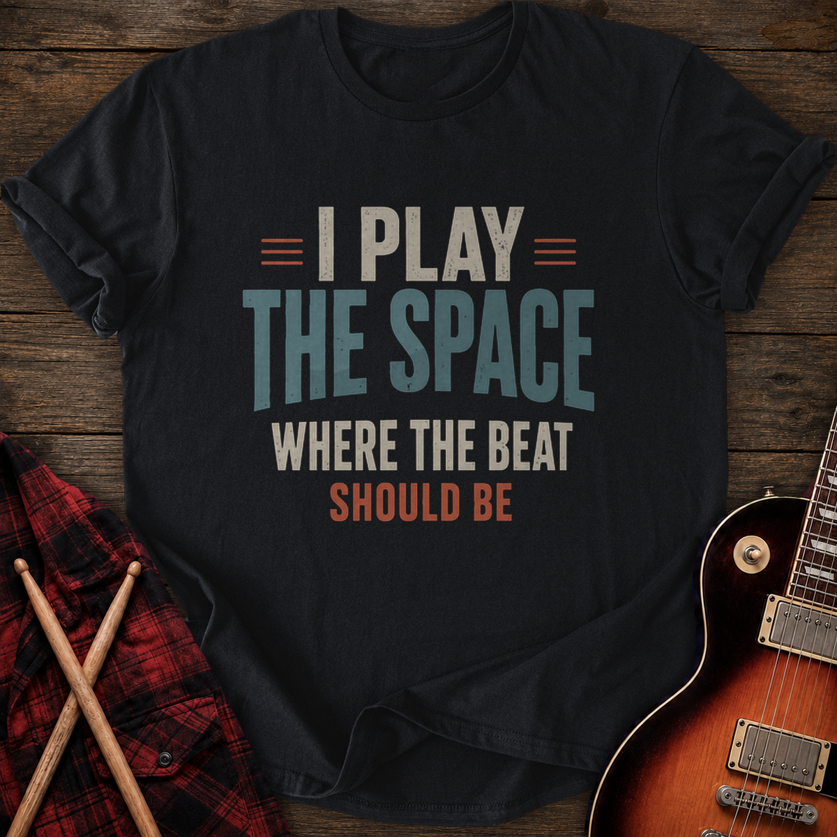 SOUNDOSE The Space T-Shirt — Black t-shirt