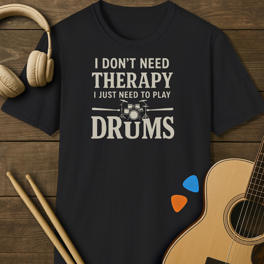 SOUNDOSE Therapy T-Shirt — Black t-shirt