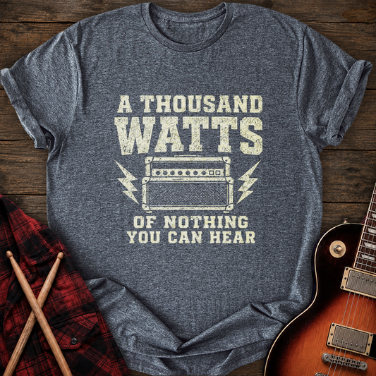 SOUNDOSE Thousand Watts T-Shirt — Dark Heather t-shirt