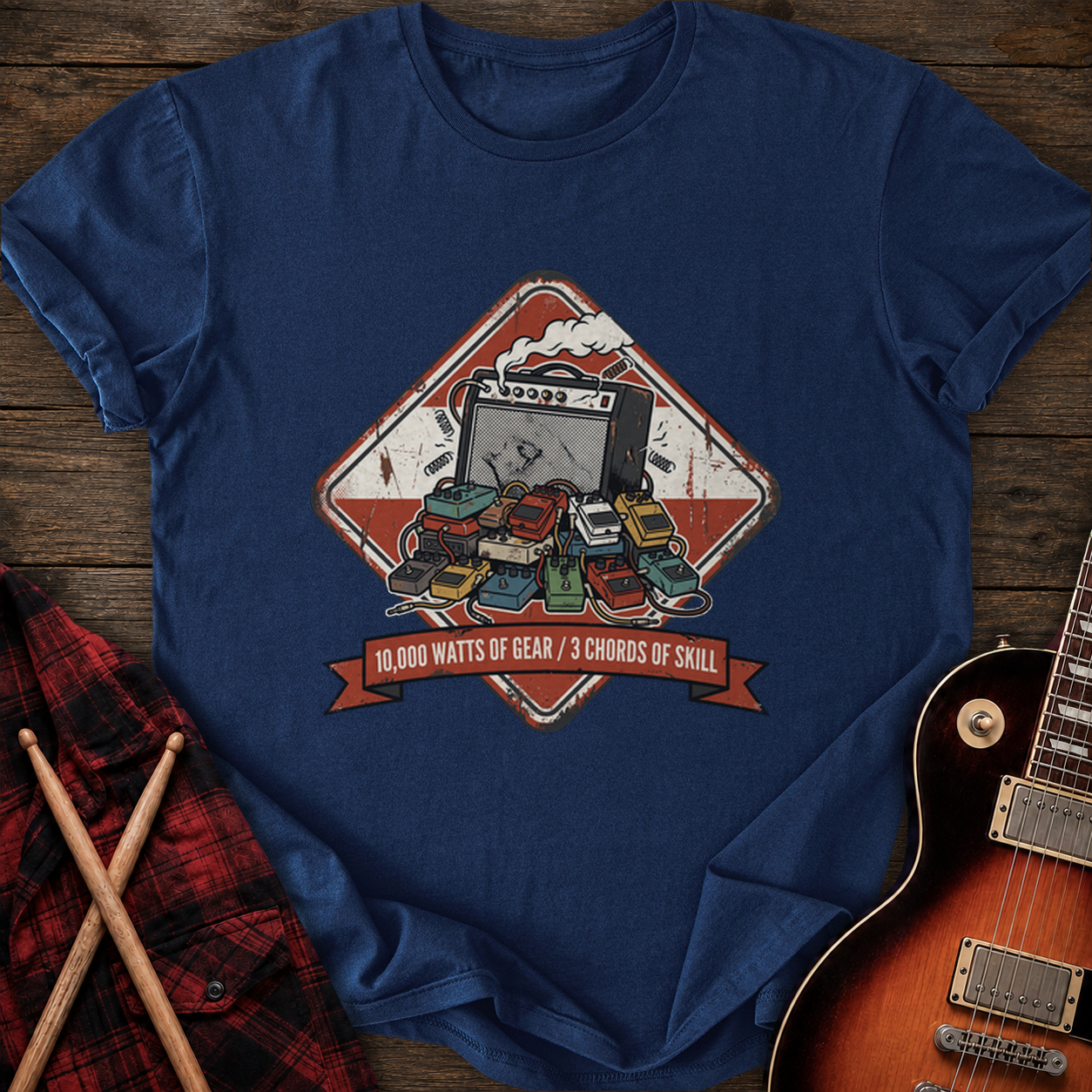 SOUNDOSE Three Chords T-Shirt — Navy t-shirt