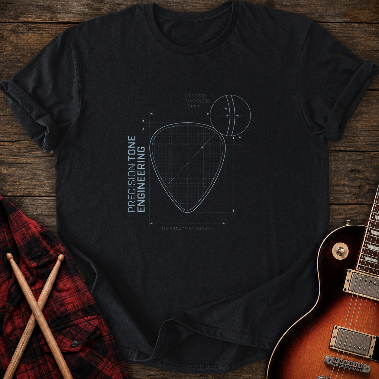 SOUNDOSE Tone Engineering T-Shirt — Black t-shirt