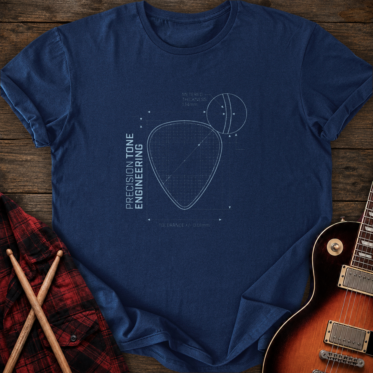 SOUNDOSE Tone Engineering T-Shirt — Navy t-shirt