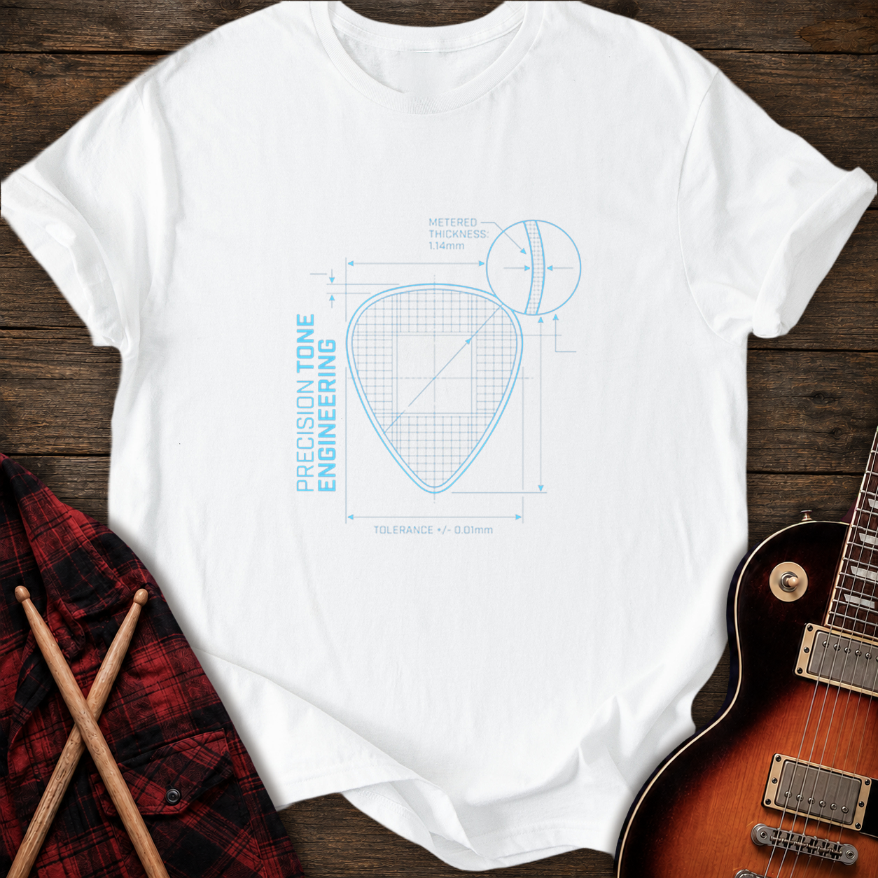 SOUNDOSE Tone Engineering T-Shirt — White t-shirt