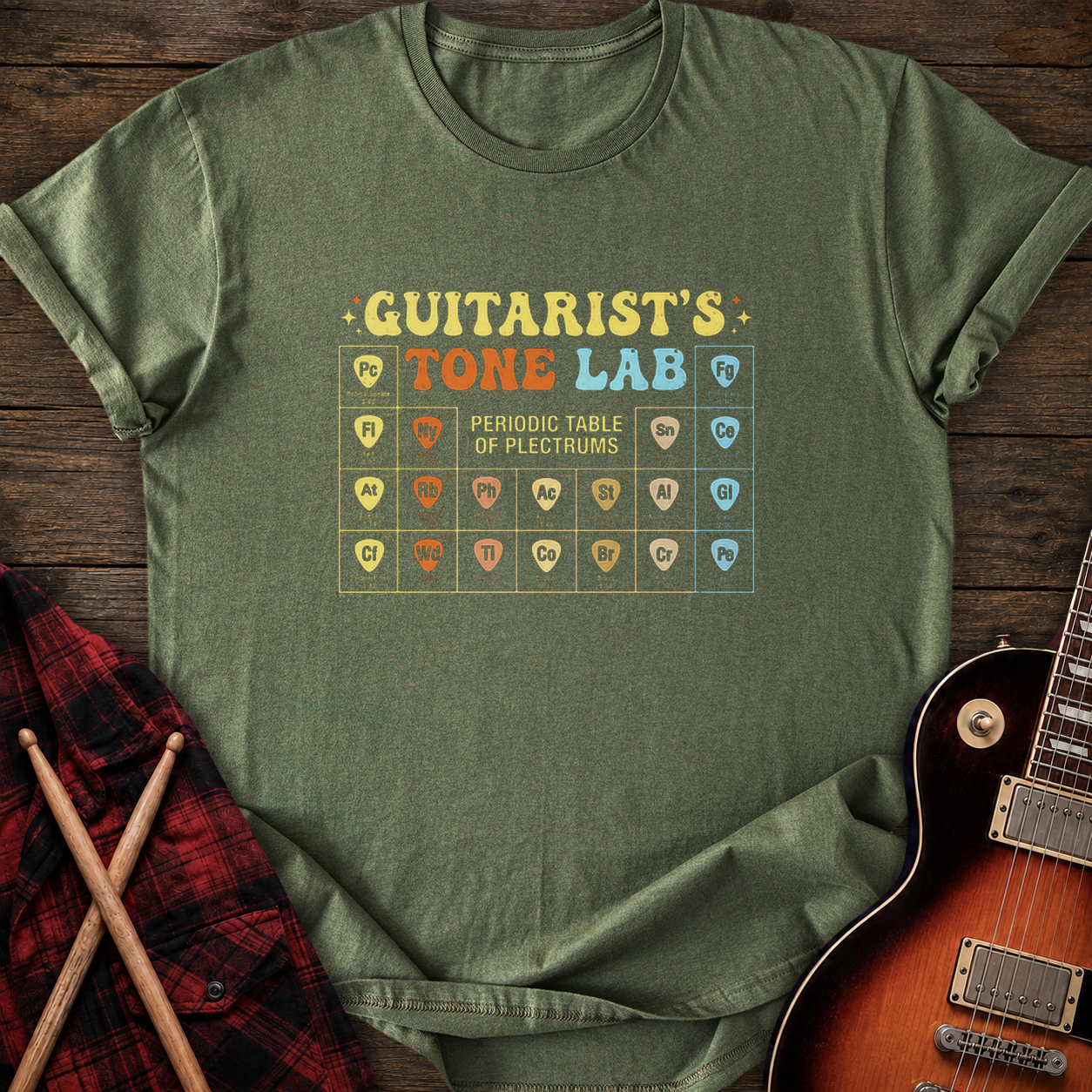 SOUNDOSE Tone Lab T-Shirt — Military Green t-shirt