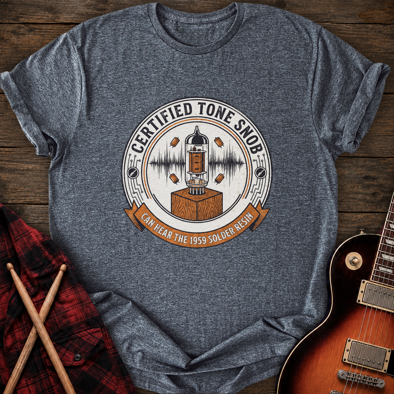 SOUNDOSE Tone Snob T-Shirt — Dark Heather t-shirt