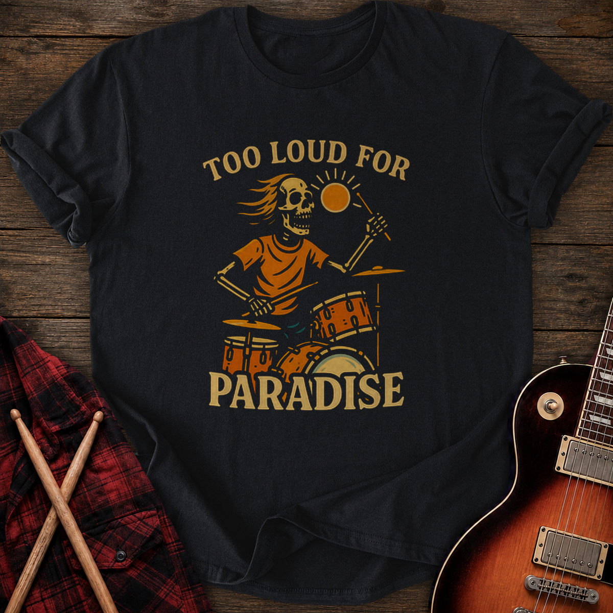 SOUNDOSE Too Loud  T-Shirt — Black t-shirt