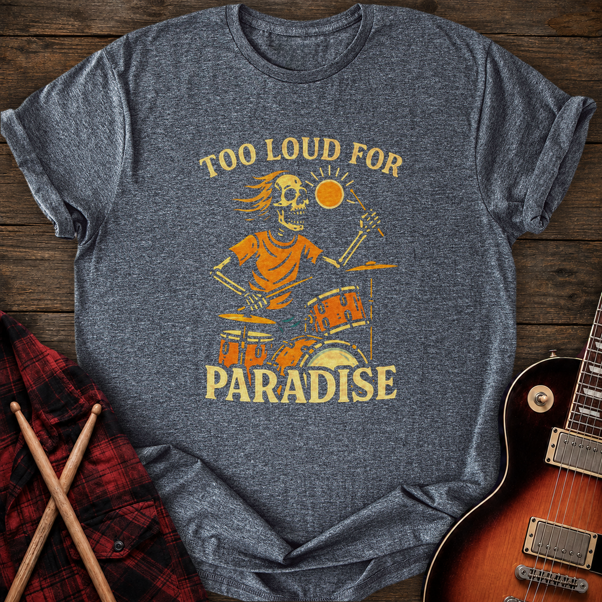 SOUNDOSE Too Loud  T-Shirt — Dark Heather t-shirt