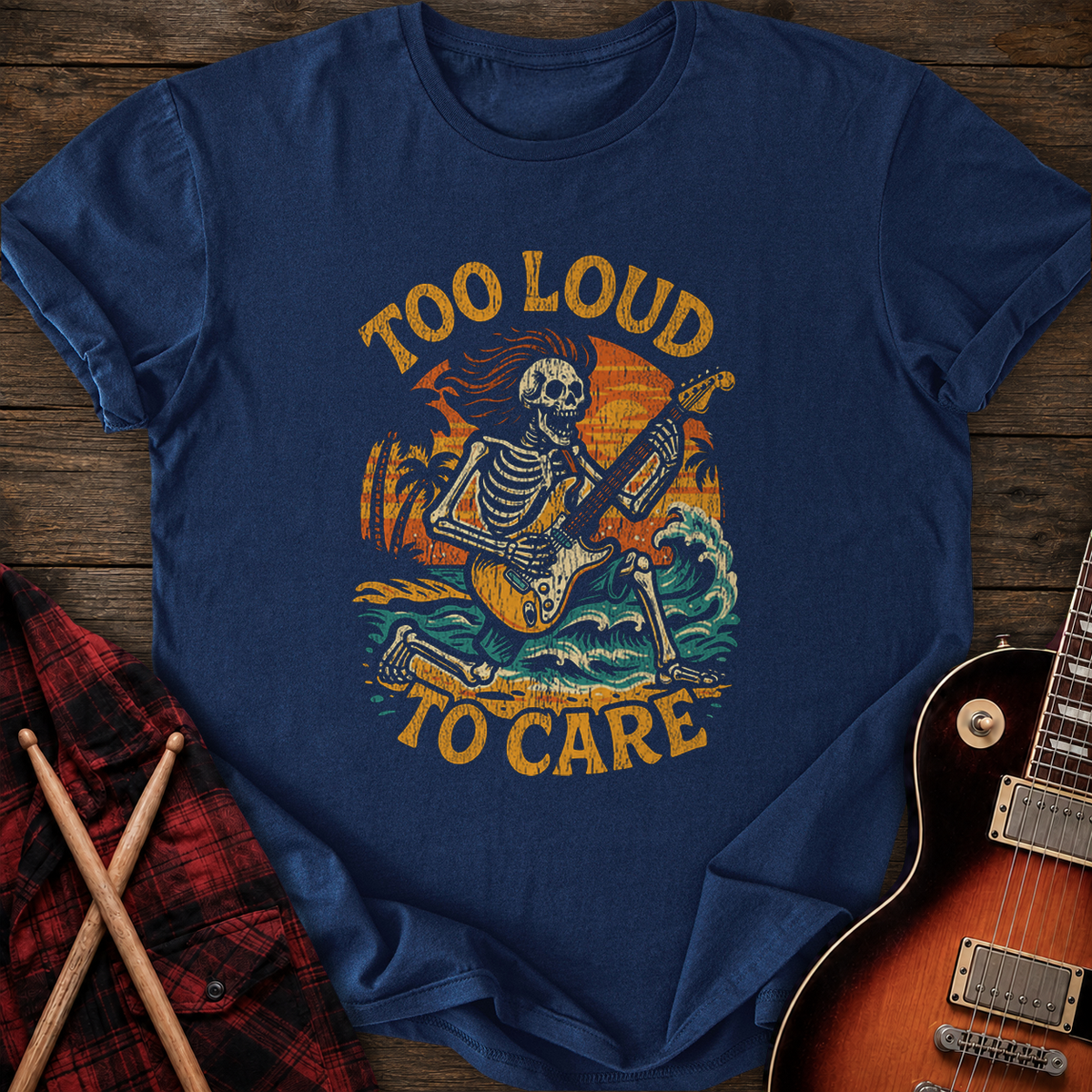 SOUNDOSE Too Loud T-Shirt — Navy t-shirt