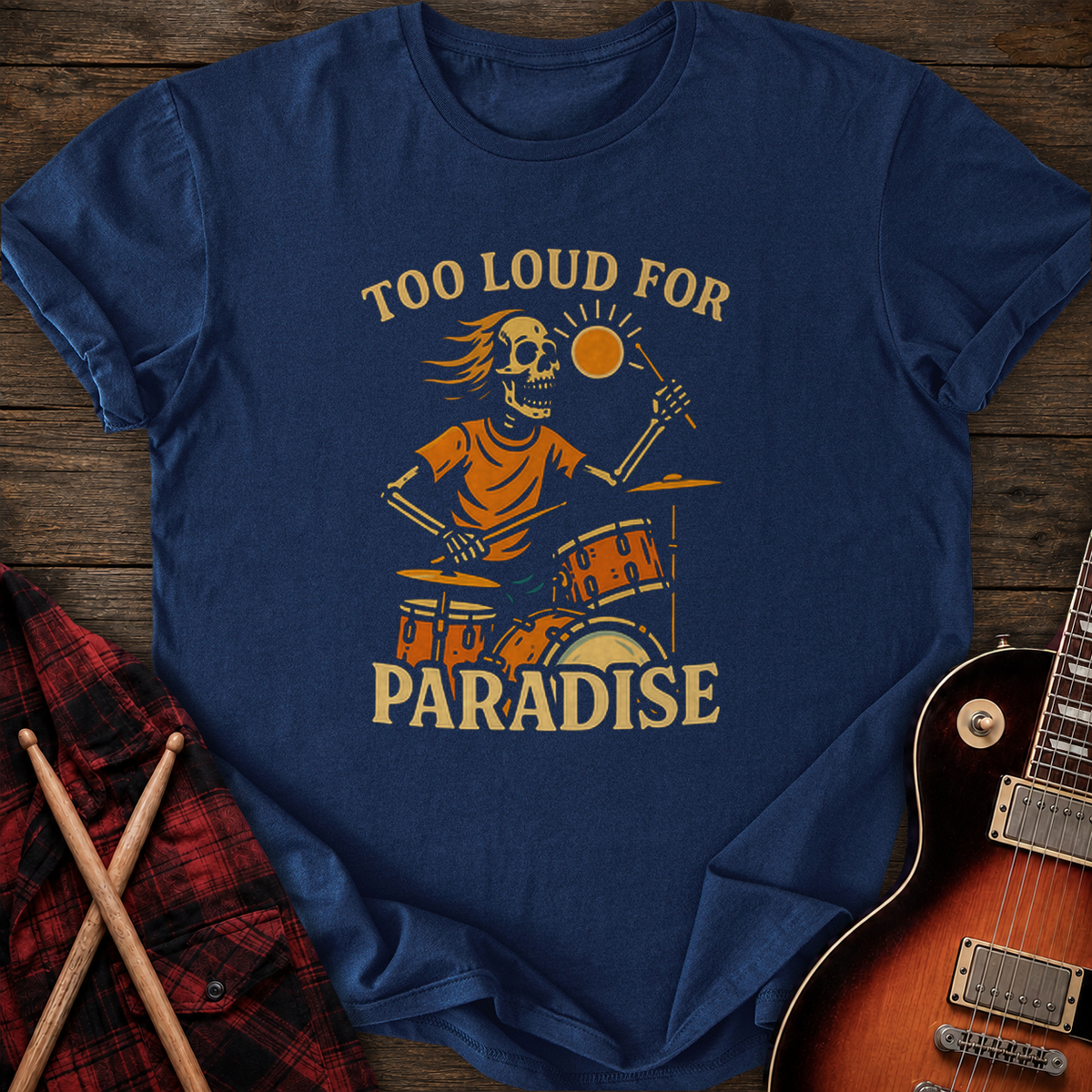 SOUNDOSE Too Loud  T-Shirt — Navy t-shirt