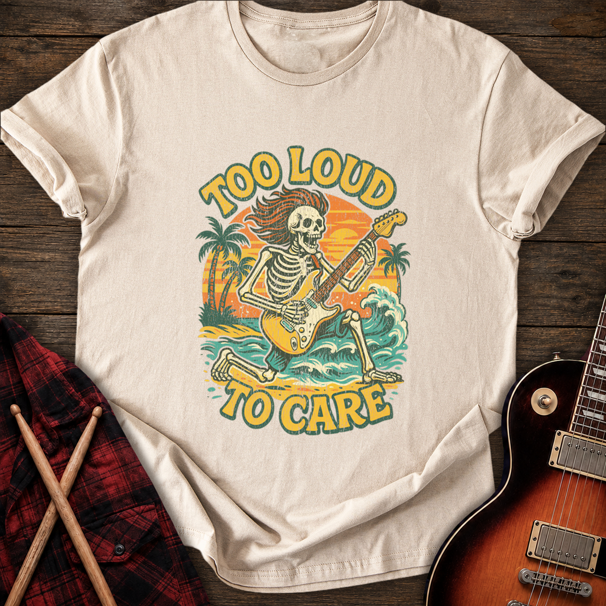 SOUNDOSE Too Loud T-Shirt — Sand t-shirt