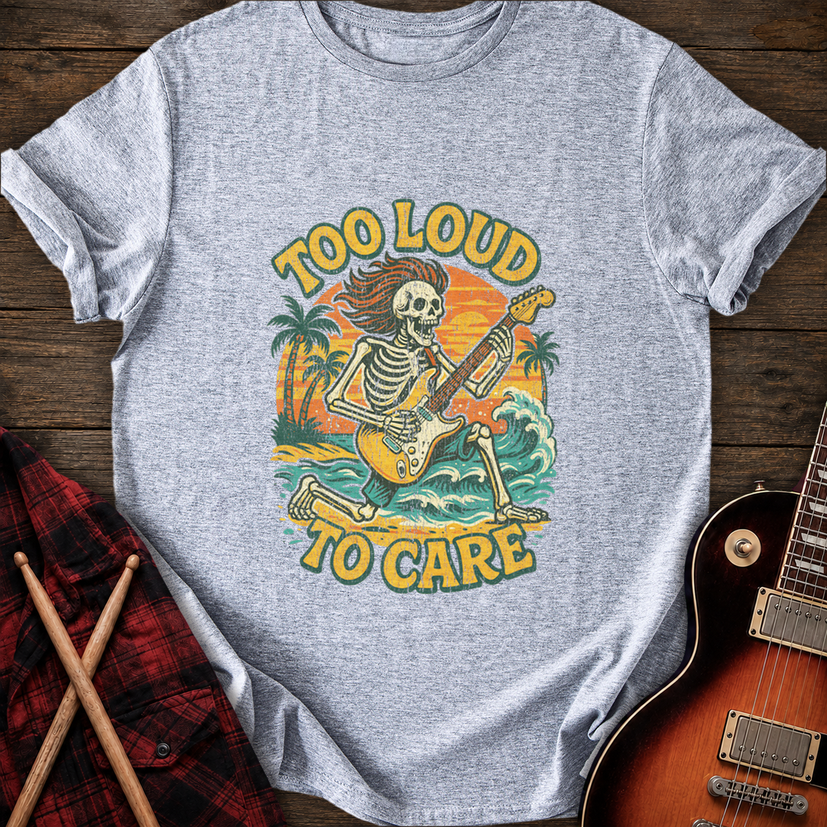 SOUNDOSE Too Loud T-Shirt — Sport Grey t-shirt