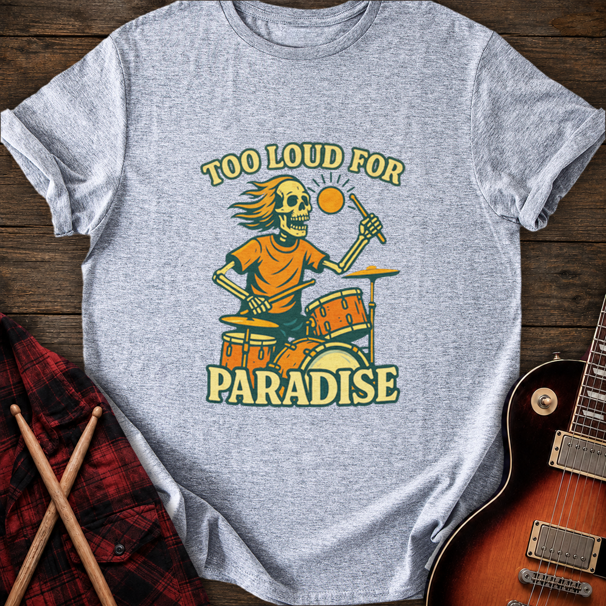 SOUNDOSE Too Loud  T-Shirt — Sport Grey t-shirt