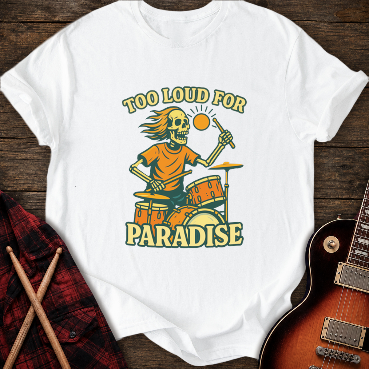 SOUNDOSE Too Loud  T-Shirt — White t-shirt