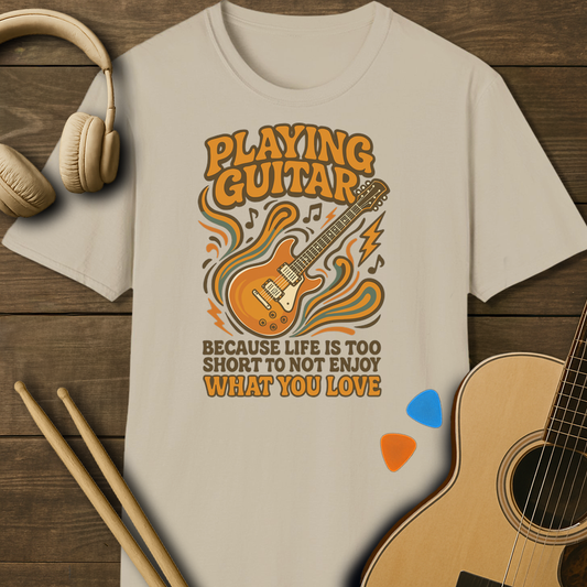 SOUNDOSE Too Short T-Shirt — Sand t-shirt