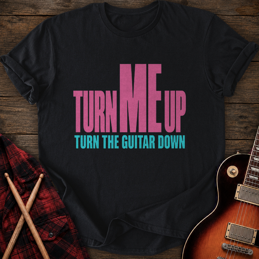 SOUNDOSE Turn Me Up T-Shirt — Black t-shirt