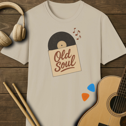 SOUNDOSE Vinyl Soul T-Shirt — Sand t-shirt