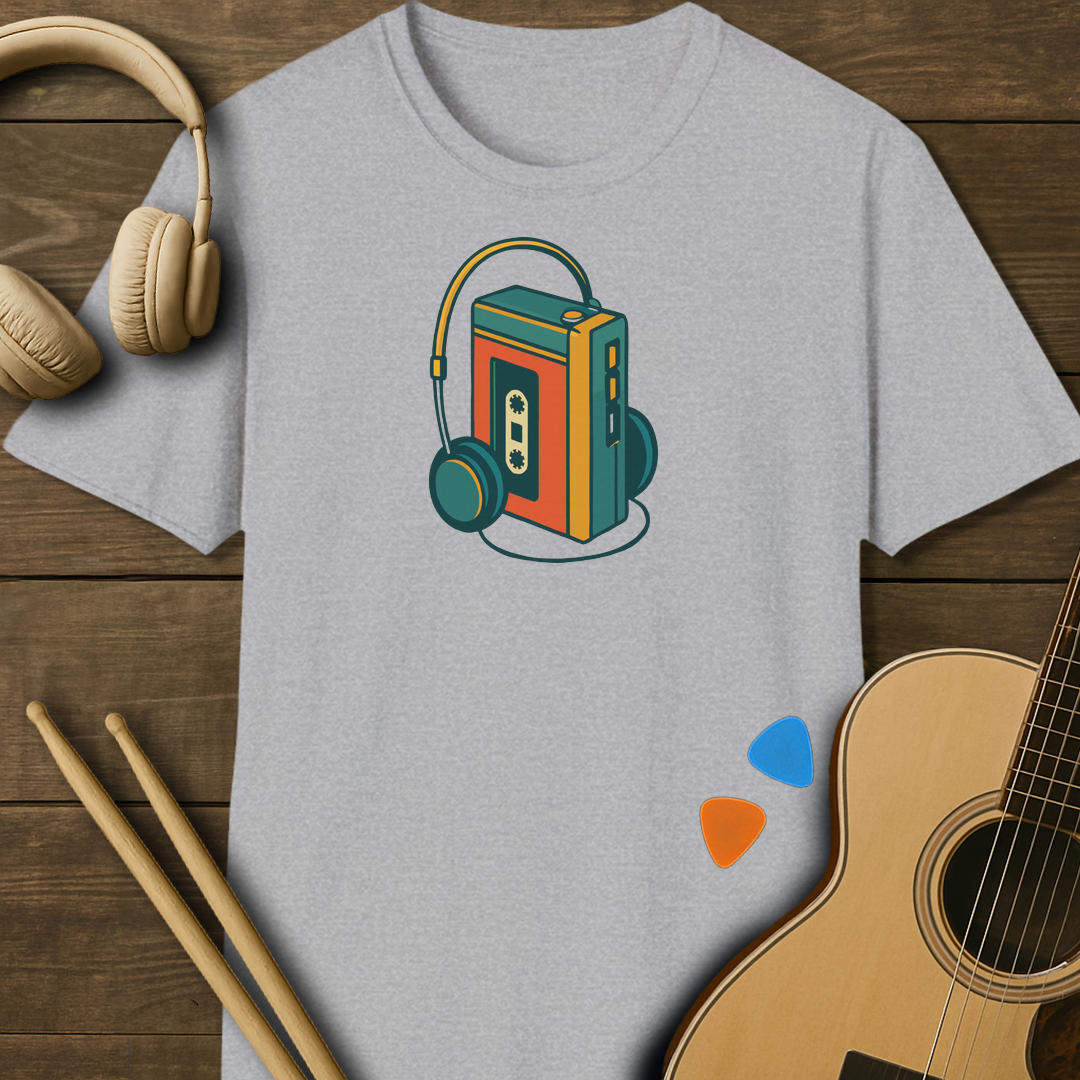 SOUNDOSE Walkman T-Shirt — Sport Grey t-shirt