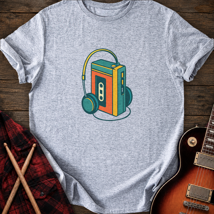 SOUNDOSE Walkman T-Shirt — Sport Grey t-shirt