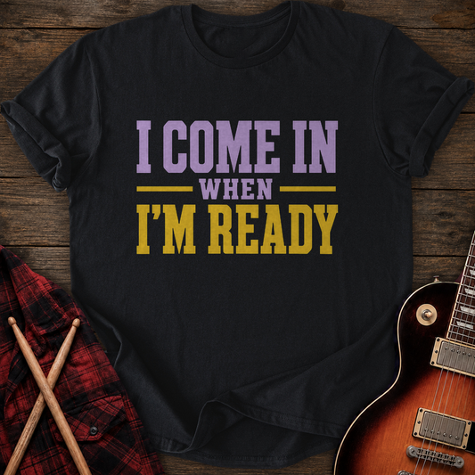 SOUNDOSE When I'm Ready T-Shirt — Black t-shirt