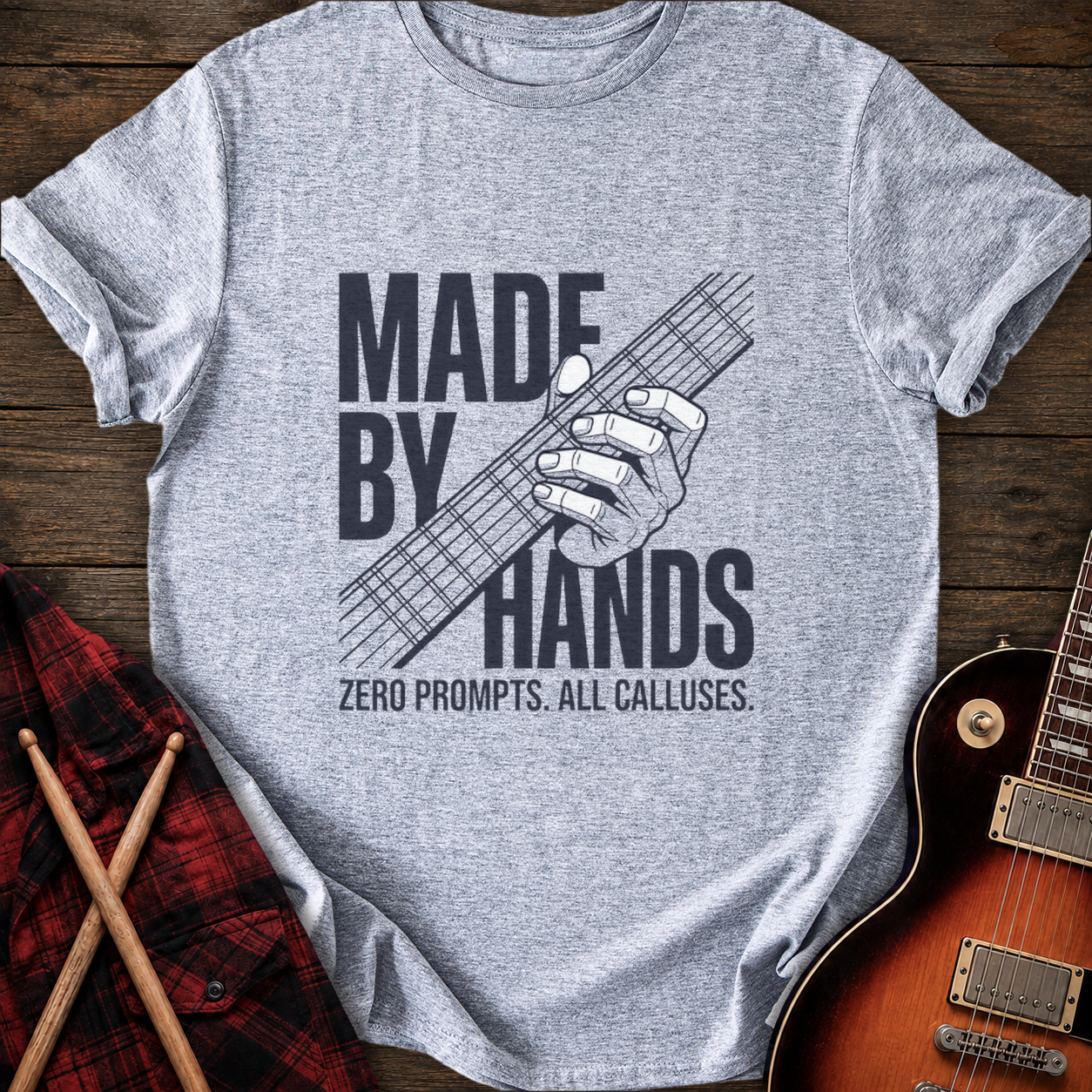 SOUNDOSE Zero Prompts T-Shirt — Sport Grey t-shirt